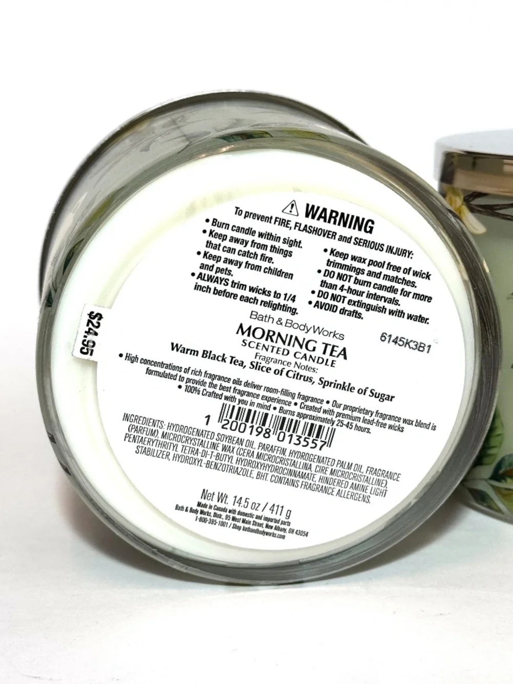 MORNING TEA 3-Wick Candle